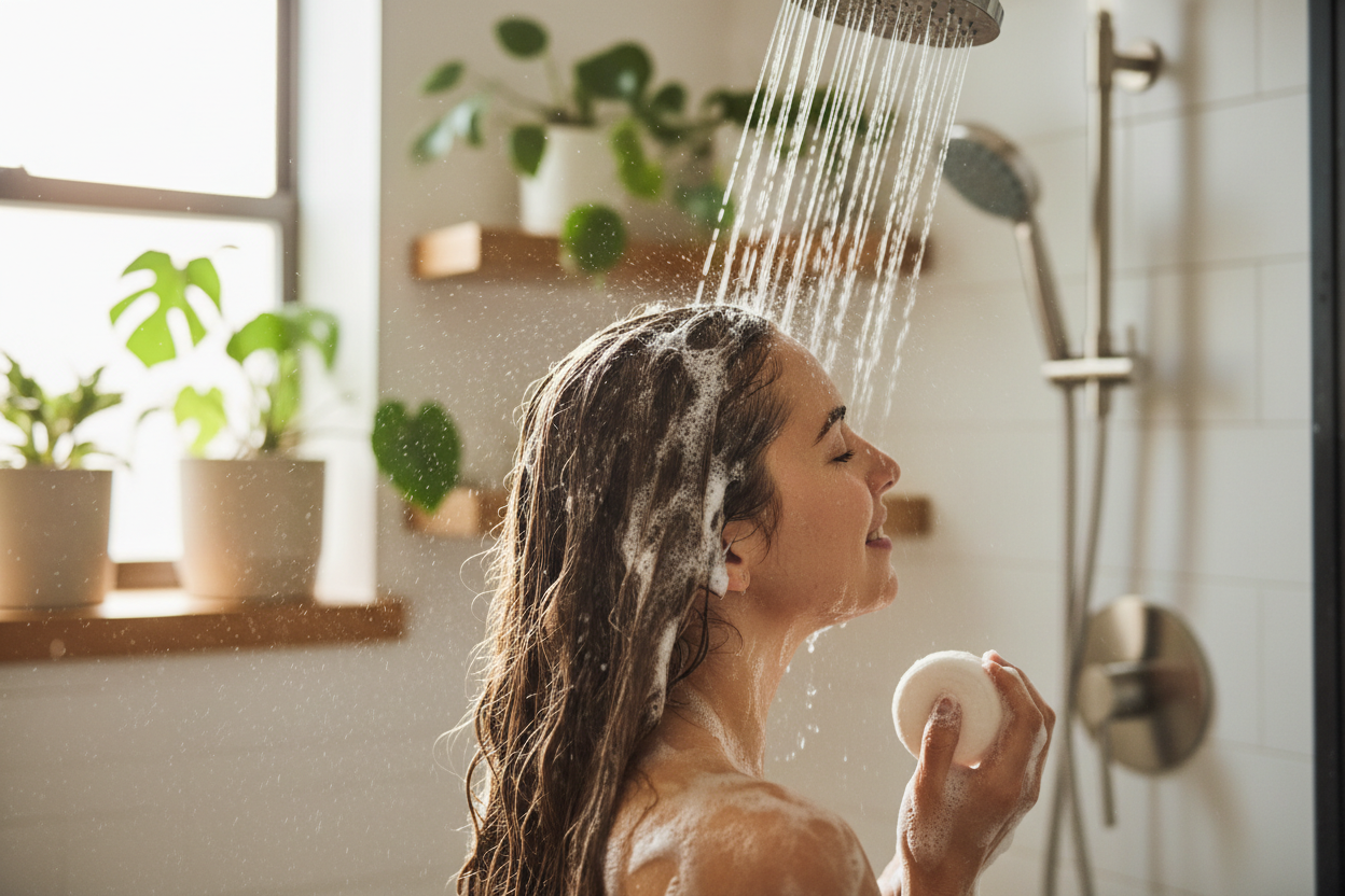 add some plants to the bathroom